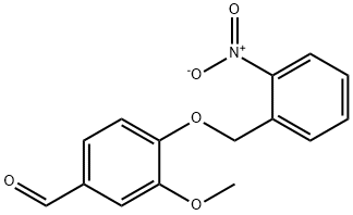 4-((2-NITROBENZYL)OXY)-3-METHOXYBENZALDEHYDE Struktur