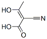 2-Butenoic acid, 2-cyano-3-hydroxy- (9CI) Struktur