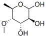 4-O-Methyl-6-deoxy-D-altropyranose Struktur