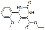 4-Pyrimidinecarboxylicacid,1,2,3,6-tetrahydro-6-(2-methoxyphenyl)-5-methyl-2-oxo-,ethylester(9CI) Struktur