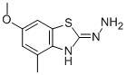 2(3H)-Benzothiazolone,6-methoxy-4-methyl-,hydrazone(9CI) Struktur