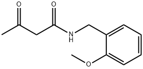 N-(2-methoxybenzyl)-3-oxobutanamide Struktur