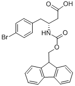 FMOC-(R)-3-氨基-4-(4-溴苯基)-丁酸, 331763-76-9, 結(jié)構(gòu)式