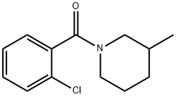 1-(2-chlorobenzoyl)-3-methylpiperidine Struktur