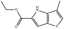 ETHYL 3-METHYL-4H-THIENO[3,2-B]PYRROLE-5-CARBOXYLATE Struktur