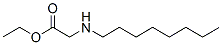 2-Octylaminoacetic acid ethyl ester Struktur