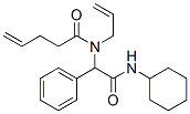 Benzeneacetamide, N-cyclohexyl-alpha-[(1-oxo-4-pentenyl)-2-propenylamino]- (9CI) Struktur