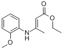 3-O-ANISIDINE EROTONIC ACID ETHYL ESTER Struktur