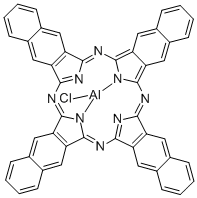 ALUMINUM 2,3-NAPHTHALOCYANINE CHLORIDE Struktur