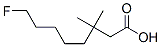 8-Fluoro-3,3-dimethyloctanoic acid Struktur