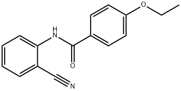 N-(2-cyanophenyl)-4-ethoxybenzamide Struktur