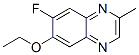 Quinoxaline, 6-ethoxy-7-fluoro-2-methyl- (9CI) Struktur