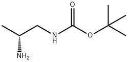 Carbamic acid, [(2R)-2-aminopropyl]-, 1,1-dimethylethyl ester (9CI) Struktur