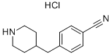 4-(4-CYANOBENZYL) PIPERIDINE HCL Struktur