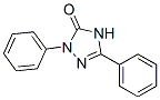 2,5-Diphenyl-3,4-dihydro-2H-1,2,4-triazole-3-one Struktur