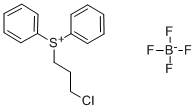 (3-CHLOROPROPYL)DIPHENYLSULFONIUM TETRAFLUOROBORATE Struktur