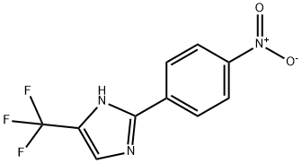 1H-IMidazole, 2-(4-nitrophenyl)-5-(trifluoroMethyl)- Struktur