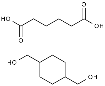 Poly(1,4-cyclohexanedimethanol adipate) Struktur