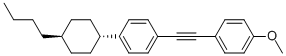 TRANS-1-(2-(4-(4-BUTYLCYCLOHEXYL)PHENYL)ETHYNYL)-4-METHOXYBENZENE Struktur