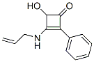 2-Cyclobuten-1-one, 4-hydroxy-2-phenyl-3-(2-propenylamino)- (9CI) Struktur