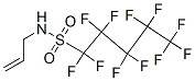 N-allyl-1,1,2,2,3,3,4,4,5,5,5-undecafluoropentane-1-sulphonamide  Struktur