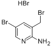 5-BROMO-3-(BROMOMETHYL)PYRIDIN-2-AMINE HYDROBROMIDE Struktur