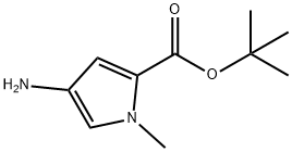 1H-Pyrrole-2-carboxylicacid,4-amino-1-methyl-,1,1-dimethylethylester(9CI) Struktur