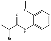 2-BROMO-N-(2-METHOXYPHENYL)PROPANAMIDE Struktur