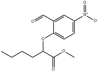 Methyl 2-(2-forMyl-4-nitrophenoxy)hexanoate Struktur