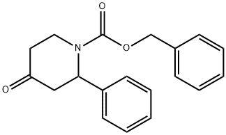 1-CBZ-2-PHENYL-PIPERIDIN-4-ONE Struktur