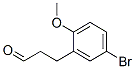 3-(5-BROMO-2-METHOXY-PHENYL)-PROPIONALDEHYDE Struktur