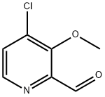 4-CHLORO-3-METHOXYPYRIDINE-2-CARBOXALDEHYDE Struktur