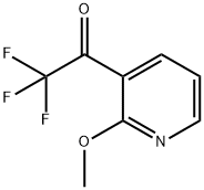 Ethanone, 2,2,2-trifluoro-1-(2-methoxy-3-pyridinyl)- (9CI) Struktur