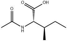 2-acetamido-3-methyl-pentanoic acid Struktur