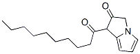 1-(1-Oxodecyl)-2-pyrrolizinone Struktur