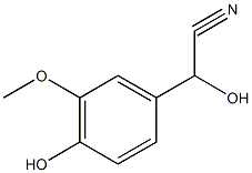 Hydroxy(4-hydroxy-3-methoxyphenyl)acetonitrile