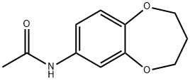 7-Acetamido-3,4-dihydro-2H-1,5-benzodioxepine Struktur