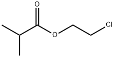 Propanoic acid, 2-Methyl-, 2-chloroethyl ester Struktur