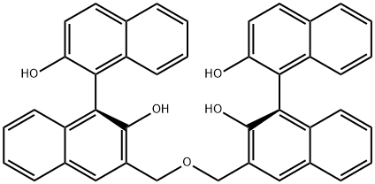 3,3''-[OXYBIS(METHYLENE)]BIS-(1S,1''S)-1,1'-BI-2-NAPHTHOL Struktur