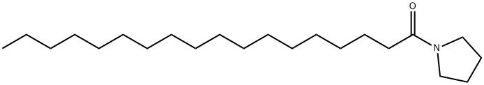 1-(Pyrrolidine-1-yl)octadecane-1-one Struktur