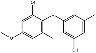 3,5'-Dimethyl-5-methoxy-(2,3'-oxybisphenol) Struktur