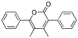 3,6-Diphenyl-4,5-dimethyl-2H-pyran-2-one Struktur