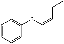 [(Z)-1-Butenyloxy]benzene Struktur