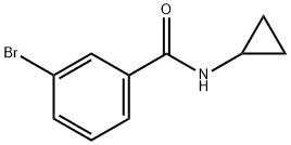 3-bromo-N-cyclopropylbenzamide Struktur