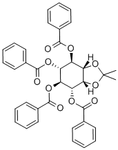 1,2-O-ISOPROPYLIDENE-3,4:5,6-TETRA-O-BENZOYL-MYO-INOSITOL Struktur