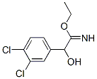 Benzeneethanimidic  acid,  3,4-dichloro--alpha--hydroxy-,  ethyl  ester  (9CI) Struktur