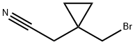 [1-(Bromomethyl)cyclopropyl]acetonitrile Struktur