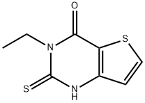 3-ETHYL-2-MERCAPTOTHIENO[3,2-D]PYRIMIDIN-4(3H)-ONE Struktur