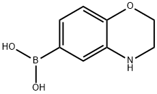 (3,4-Dihydro-2H-benzo[b][1,4]oxazin-6-yl)boronic acid Struktur