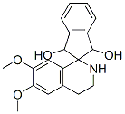 3,4-Dihydro-6,7-dimethoxyspiro[isoquinoline-1(2H),2'-indane]-1',3'-diol Struktur